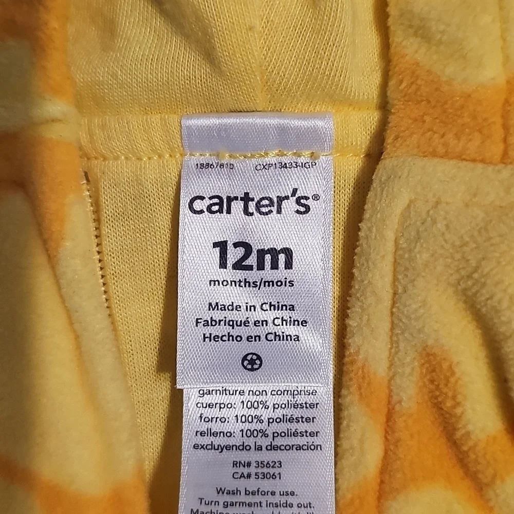 Carter's Yellow Pineapple Print Costume